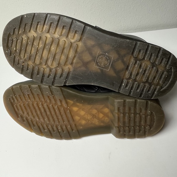 Dr. Martens Zavala J Youth Side Zip Combat Black Boots Sz 3 Kids Moto‎ Utility - Picture 9 of 9